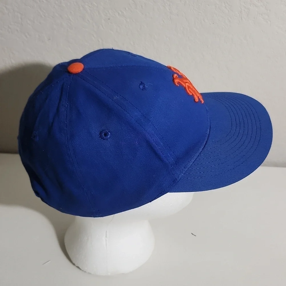 MLB OC Sports New York NY Yankees Youth Hat Blue and Orange Adjustable Cap